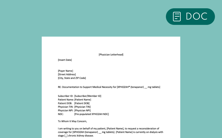 Sample Letter of Medical Necessity